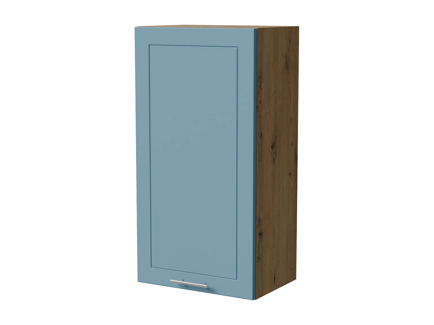 HÄNGESCHRANK Bari W4/50 RAL 5024 pastellblau (K5) / Eiche Artisan 50 / 32,5 / 96cm