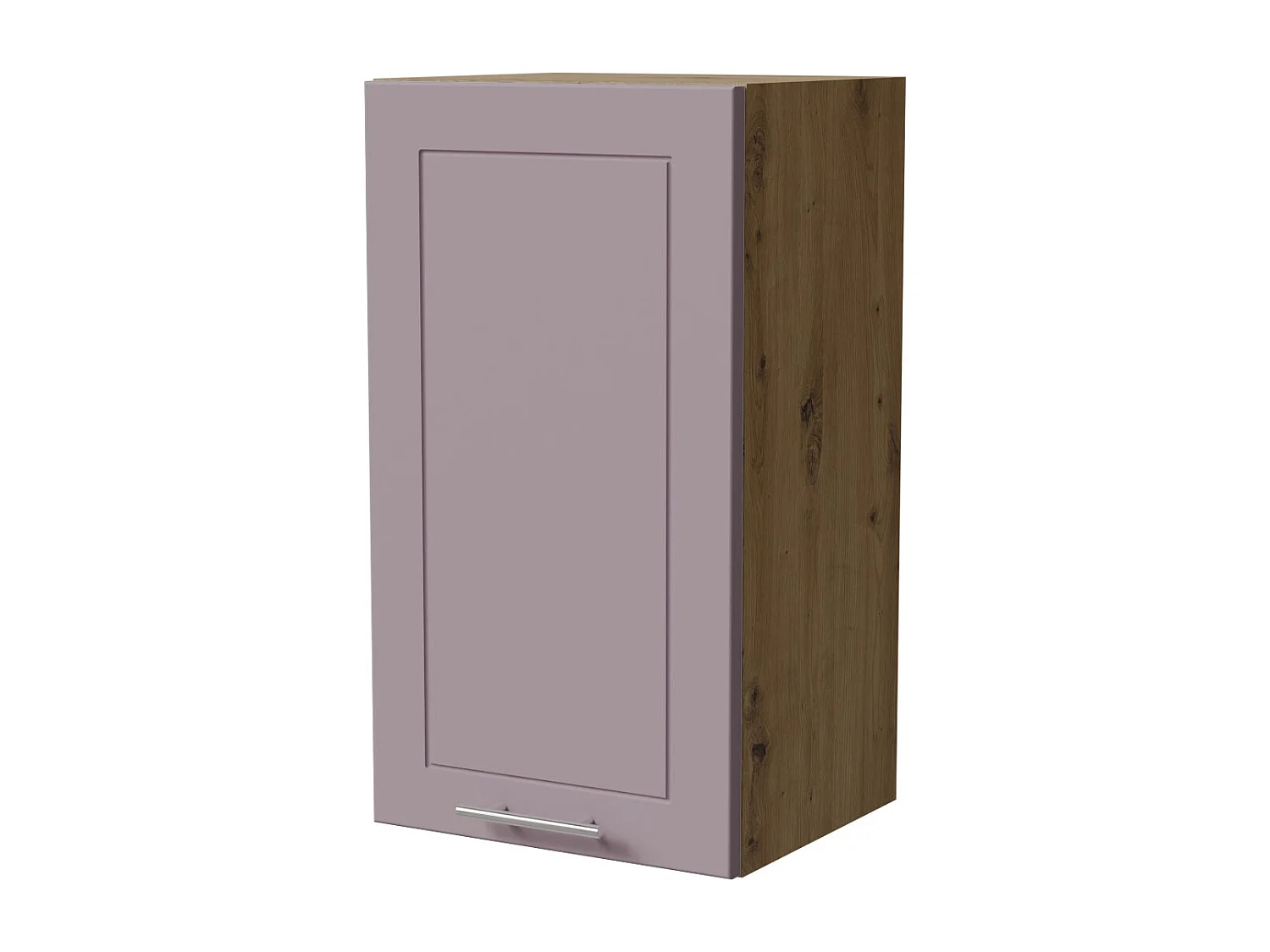 HÄNGESCHRANK Bari W2/40 RAL 4009 pastellviolett (K5) / Eiche Artisan 40 / 32,5 / 72cm