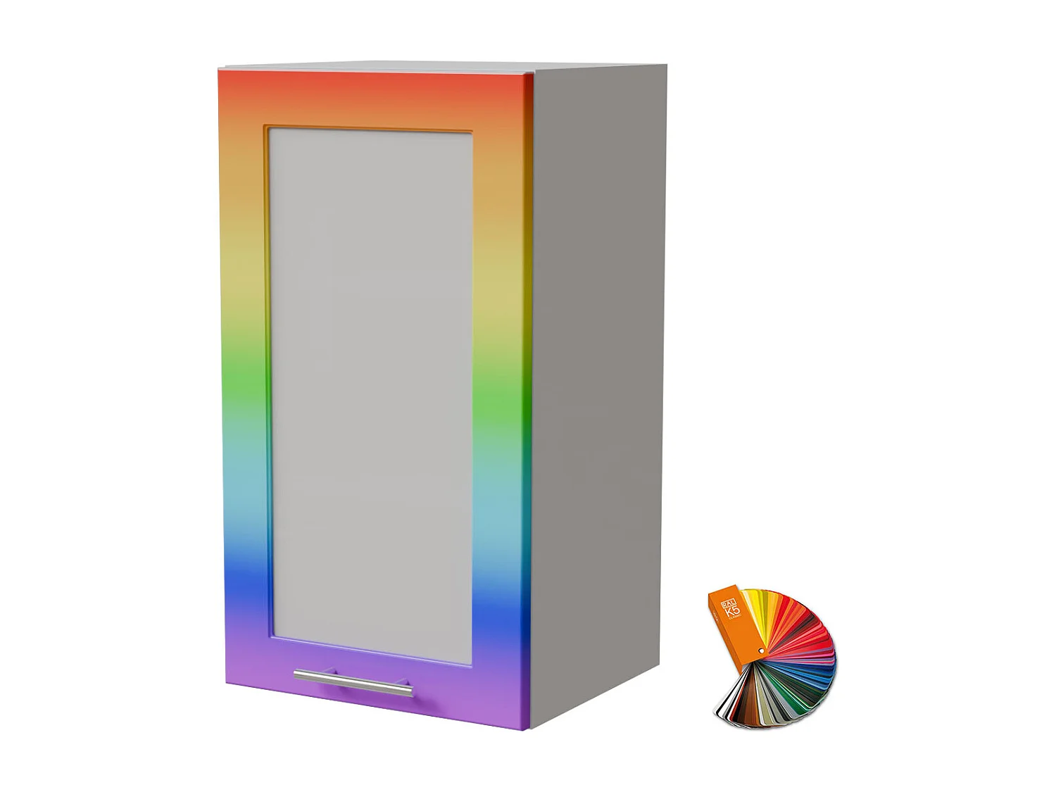 HÄNGESCHRANK Bari W2S/40 RAL Wunschfarbe (K5) / Weiß 40 / 32,5 / 72cm