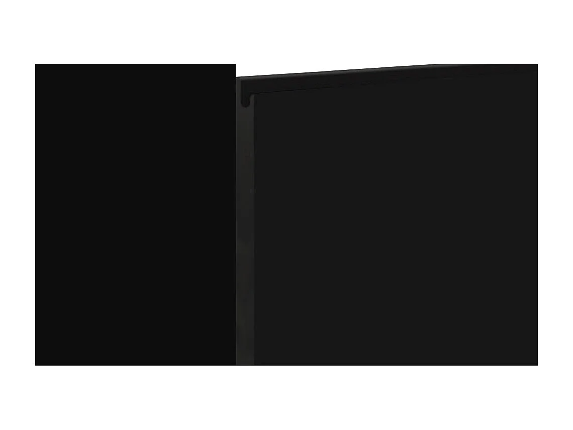 MIKROWELLENUMBAUSCHRANK Avellino W2MK/60 schwarz Acryl matt / Schwarz 60 / 32,5 / 72cm