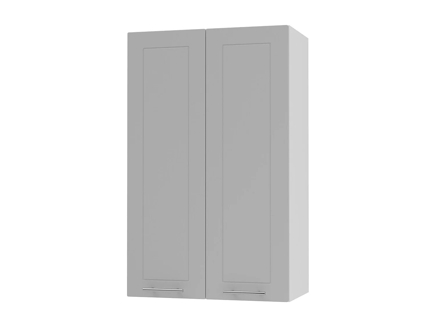 HÄNGESCHRANK Bari W4/60 RAL 7040 fenstergrau (K5) / Weiß 60 / 32,5 / 96cm