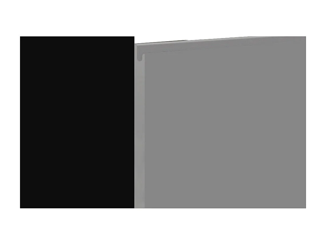 MIKROWELLENUMBAUSCHRANK Avellino W2MK/60 dust grey Acryl matt / Schwarz 60 / 32,5 / 72cm