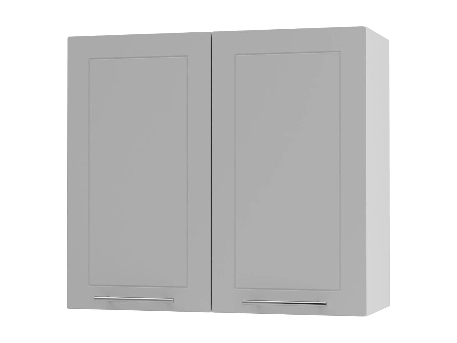 HÄNGESCHRANK Bari W3/80 RAL 7040 fenstergrau (K5) / Weiß 80 / 32,5 / 72cm