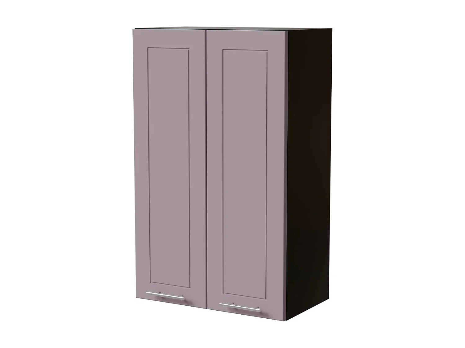 HÄNGESCHRANK Bari W4/60 RAL 4009 pastellviolett (K5) / Schwarz 60 / 32,5 / 96cm