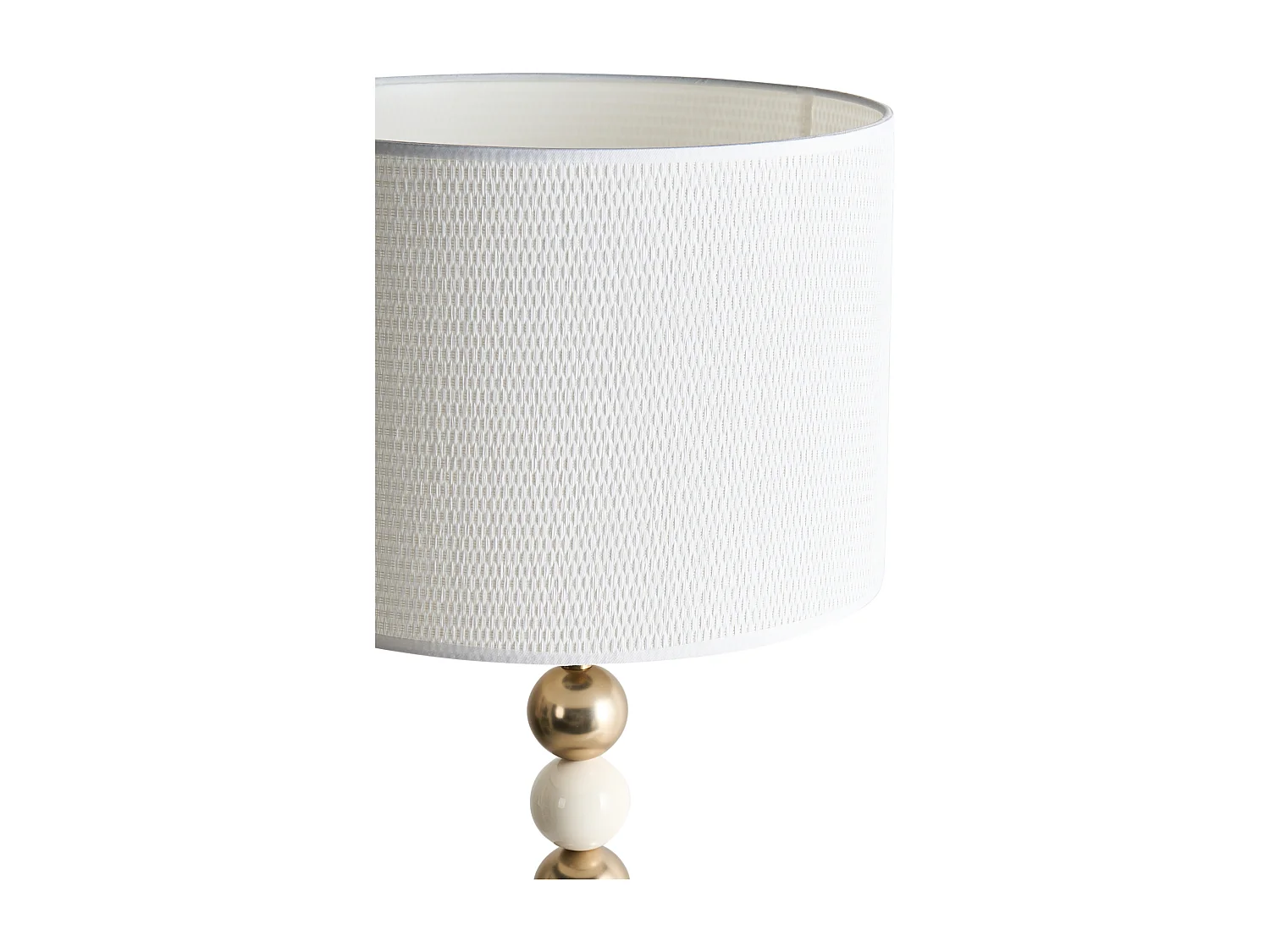 Lampe à poser LOKY Métal Laiton/beige