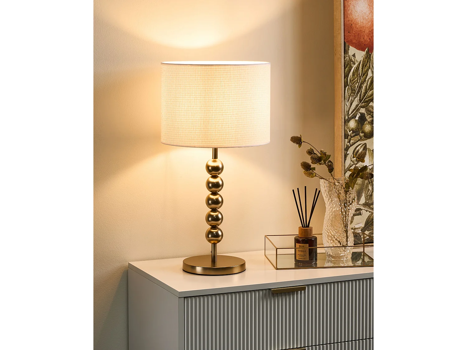 Table Lamp LOKY Metal Brass