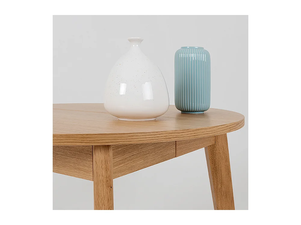 Esstisch 95x95x75 cm natur Eiche WOODYOU ROUND 95