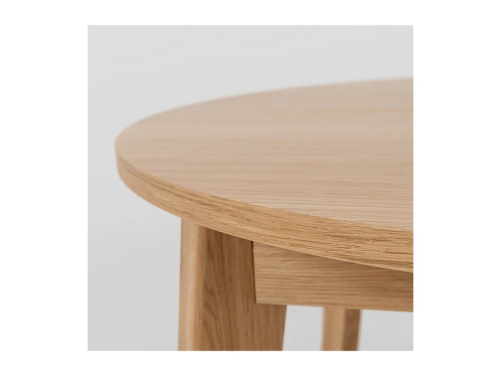 Esstisch 95x95x75 cm natur Eiche WOODYOU ROUND 95