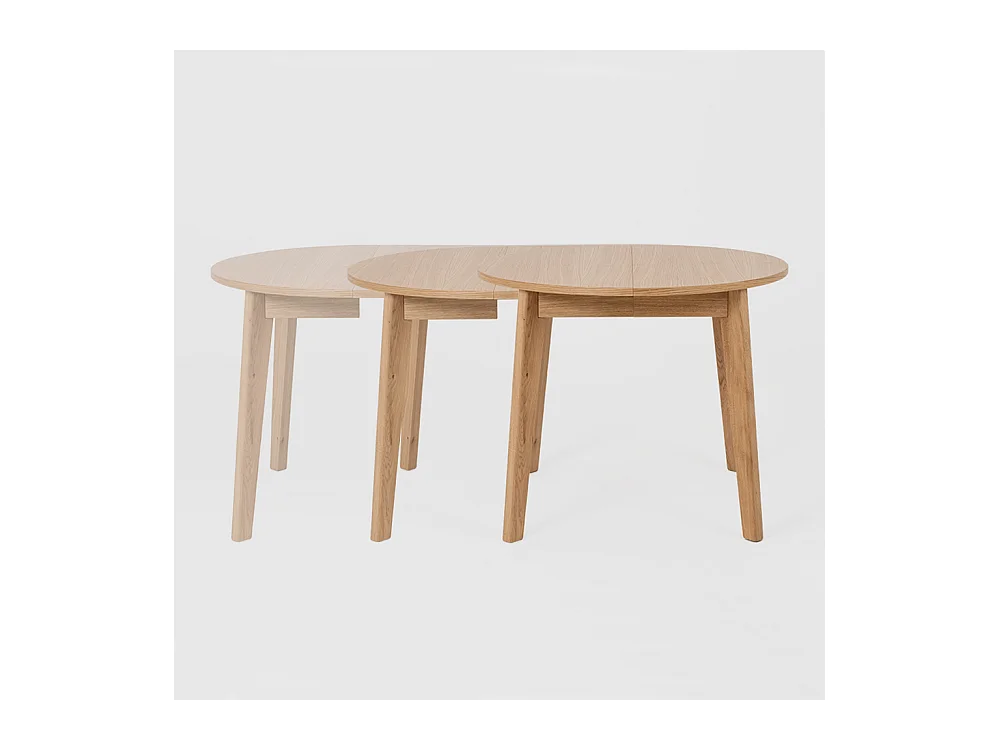 Esstisch 95x95x75 cm natur Eiche WOODYOU ROUND 95