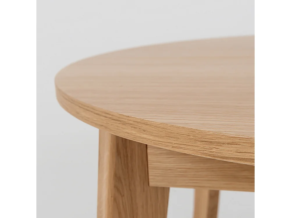 Esstisch 95x95x75 cm natur Eiche WOODYOU ROUND 95