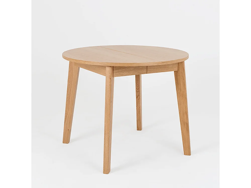 Table à manger 95x95x75 cm chêne naturel WOODYOU ROUND 95