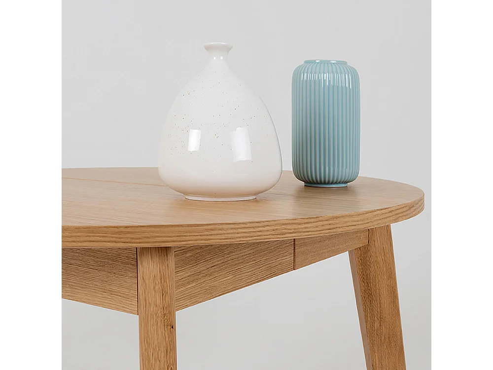 Table à manger 95x95x75 cm chêne naturel WOODYOU ROUND 95