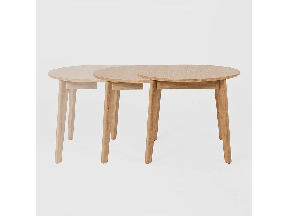 Table à manger 95x95x75 cm chêne naturel WOODYOU ROUND 95