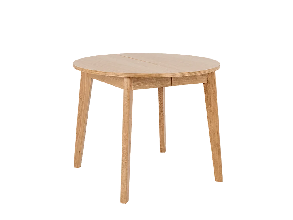 Mesa de jantar 95x95x75 cm carvalho natural WOODYOU ROUND 95