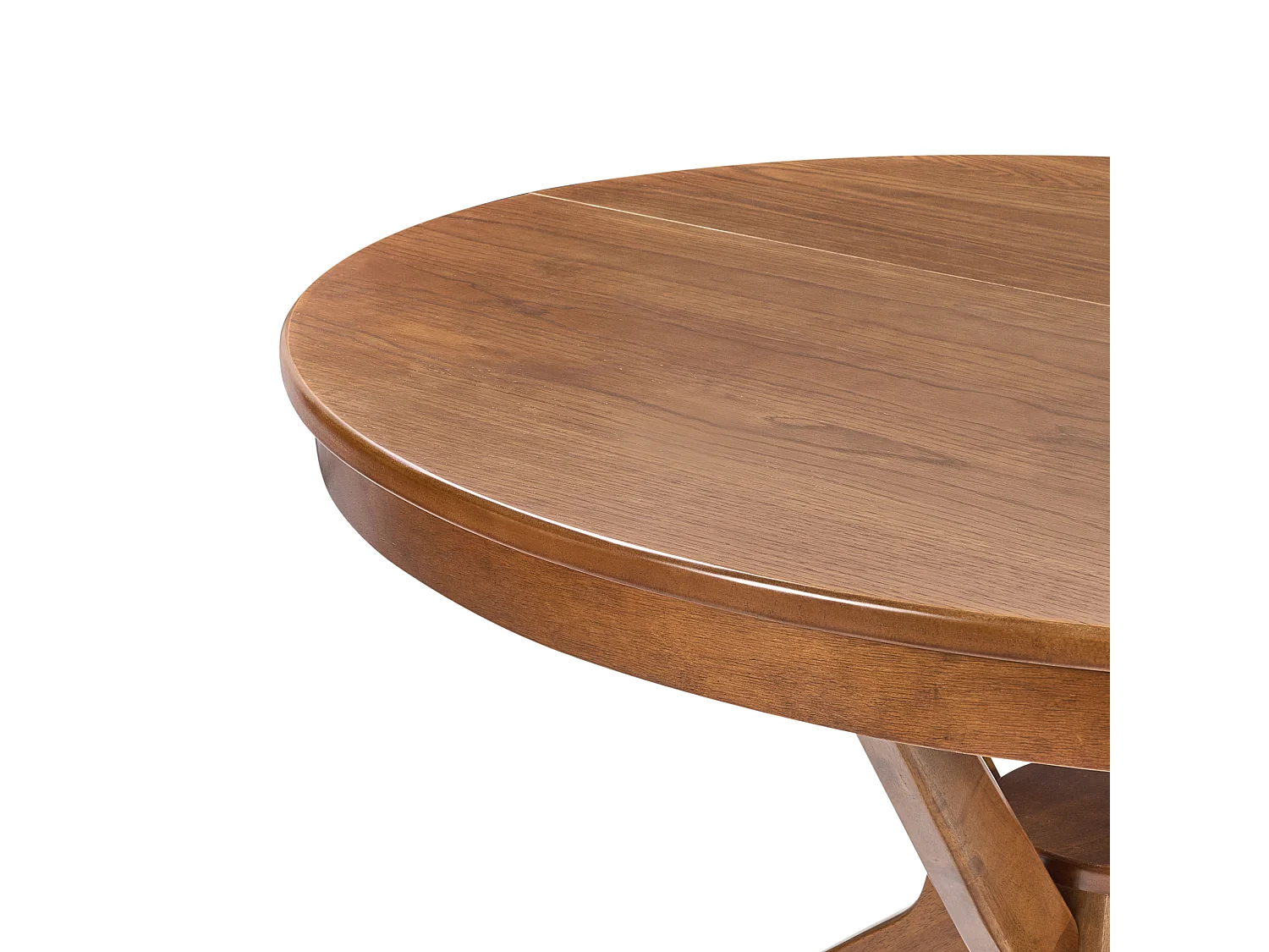 Table de salle à manger extensible TYMIS Chêne foncé 107/137 cm 107 cm