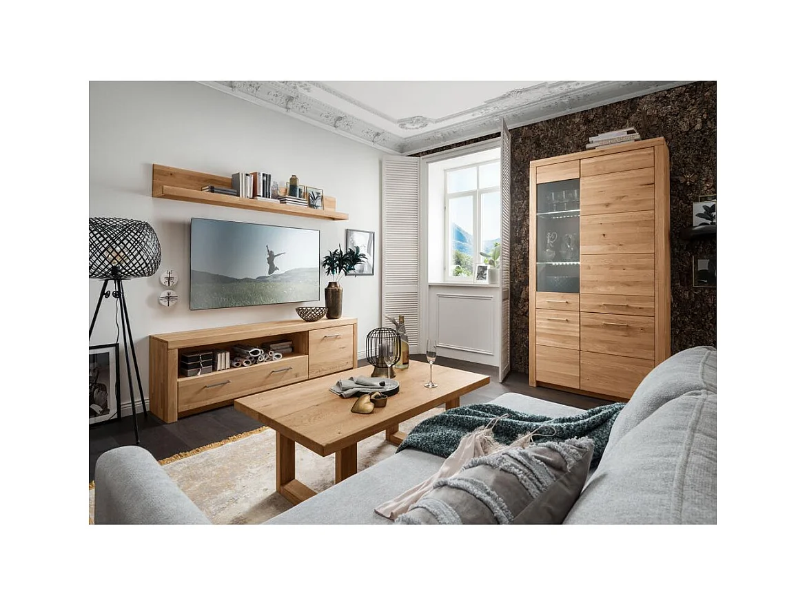 Vetrina 65x40x204 cm Quercia Robusto WZ-169