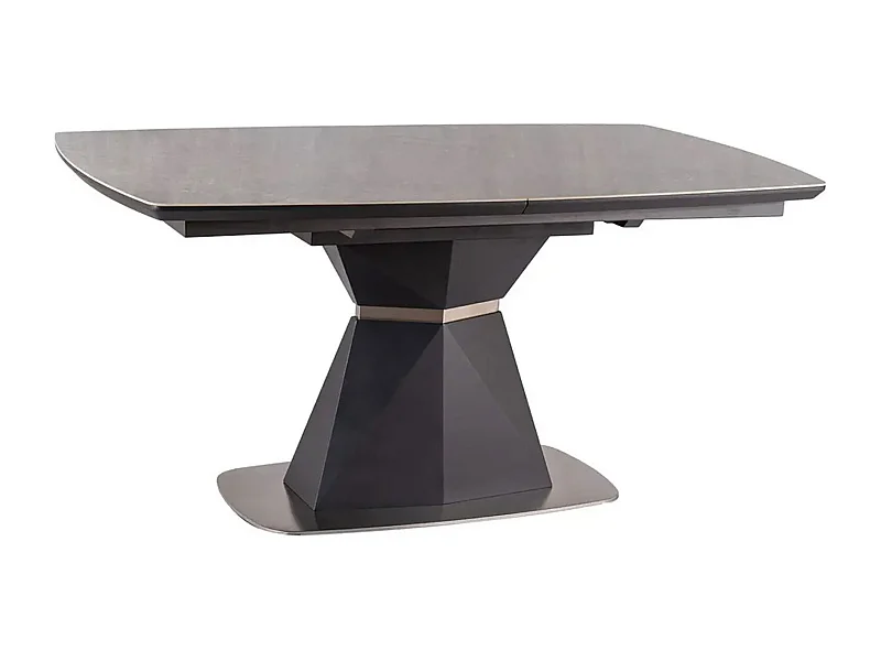 ESSTISCH Cortez grau Marmor / anthrazit 160 / 90 / 76cm