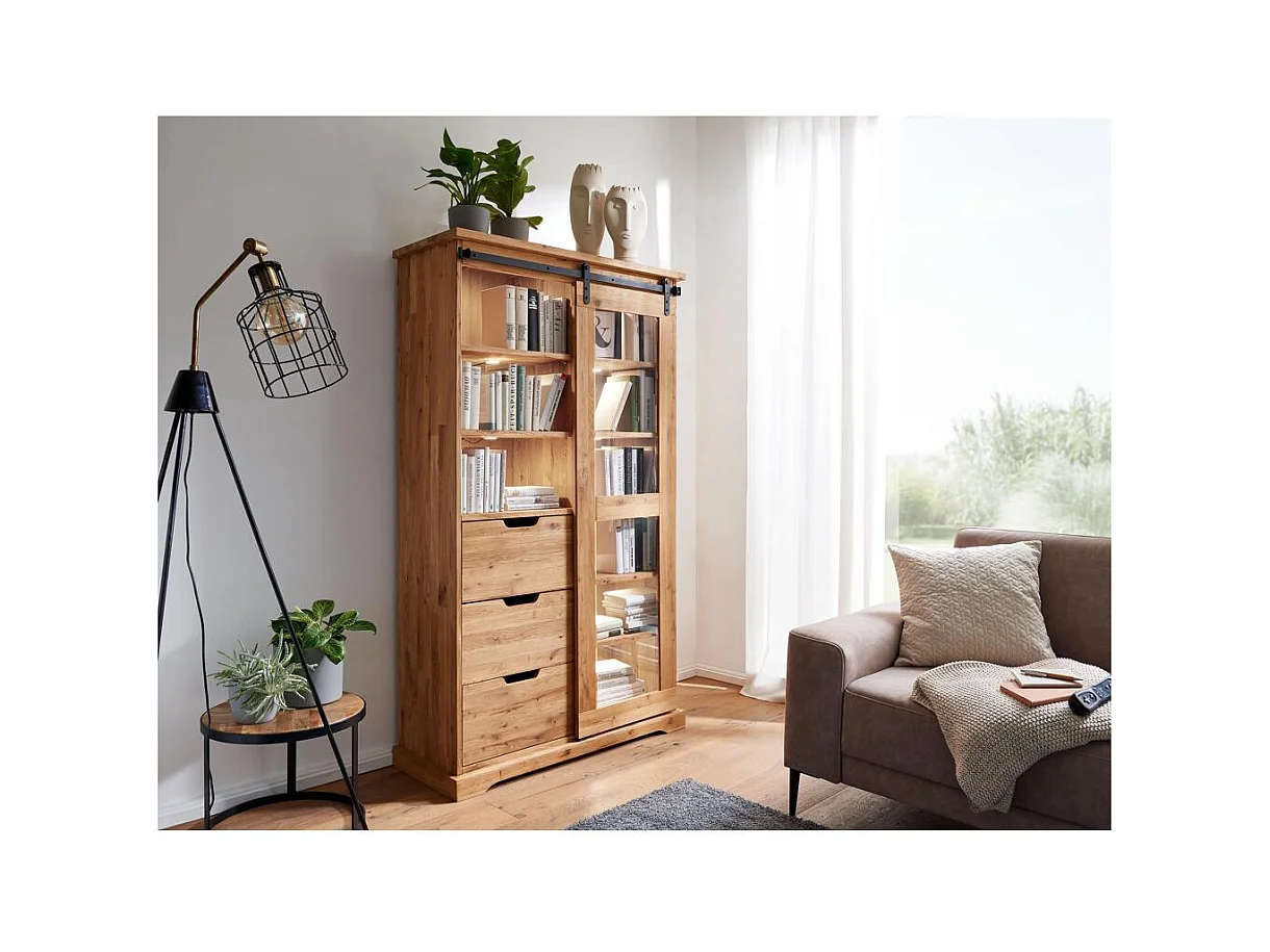 Witryna 1,02x0,42x1,79 m dąb olejowany nyks wz-0424