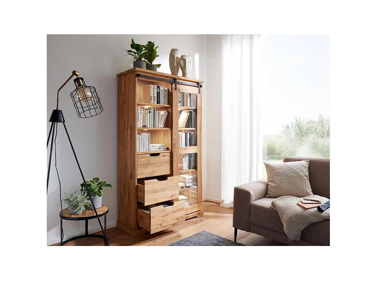 Witryna 1,02x0,42x1,79 m dąb olejowany nyks wz-0424