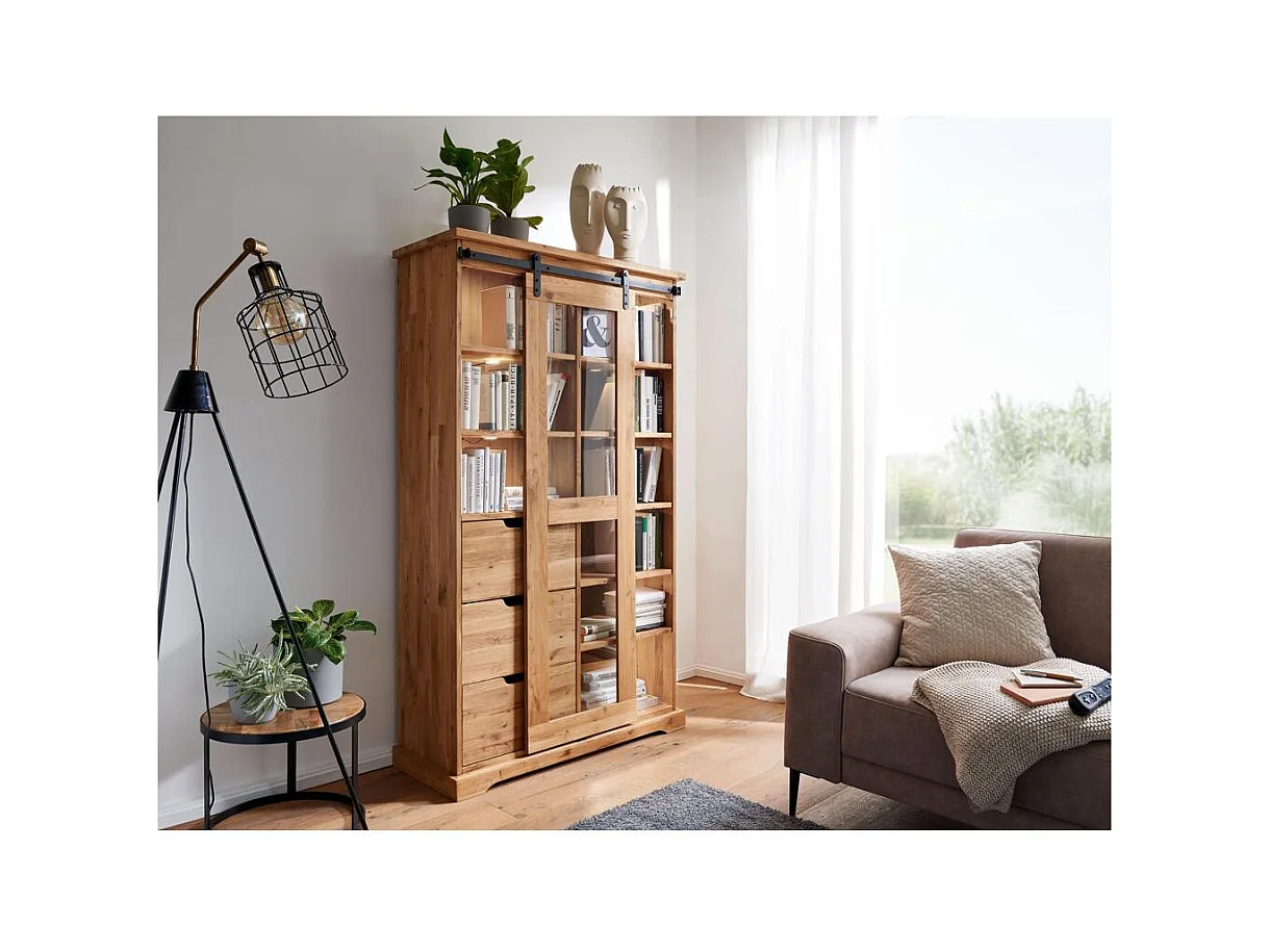 Witryna 1,02x0,42x1,79 m dąb olejowany nyks wz-0424