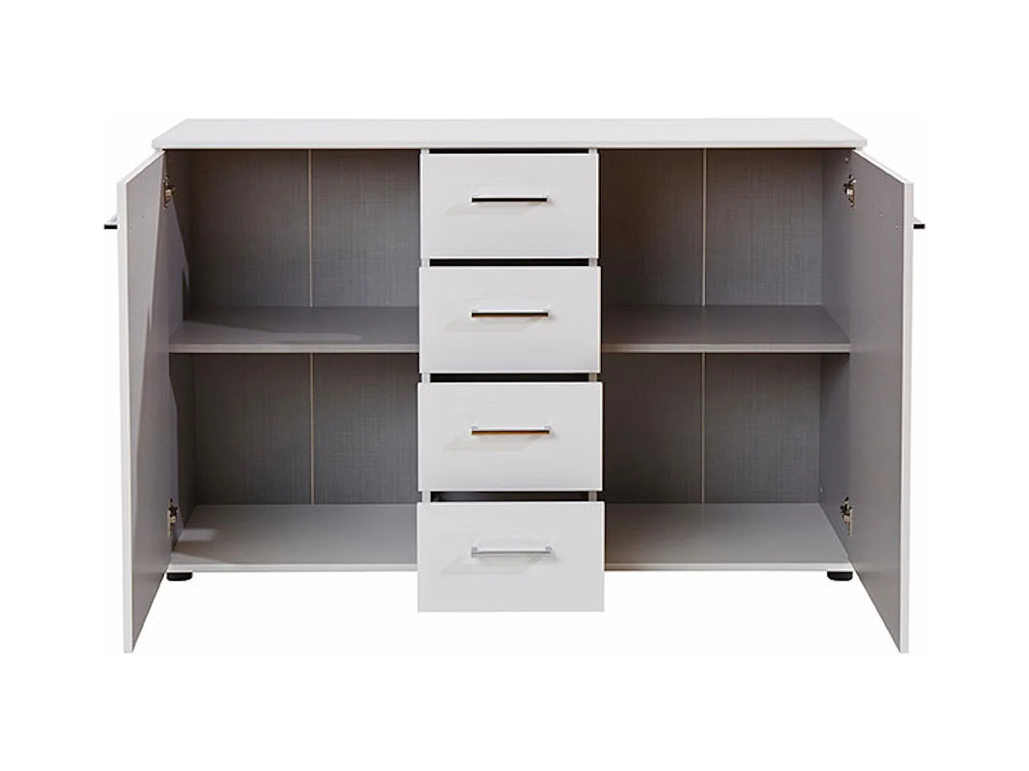 KOMMODE Pamela weiß 130 / 41 / 83cm