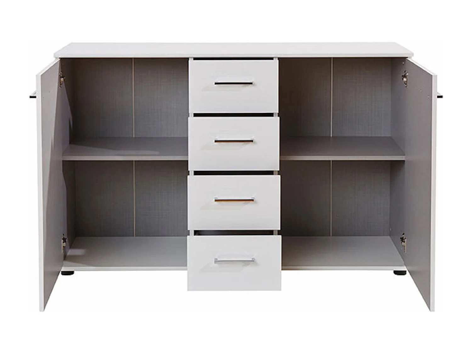 KOMMODE Pamela weiß 130 / 41 / 83cm