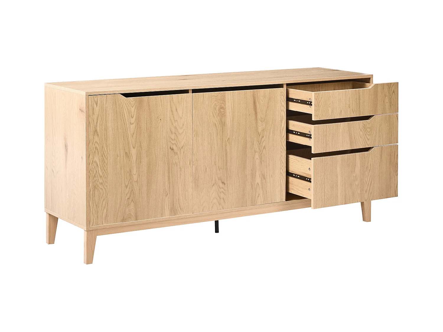 Meuble à tiroirs MONCTON Marron clair