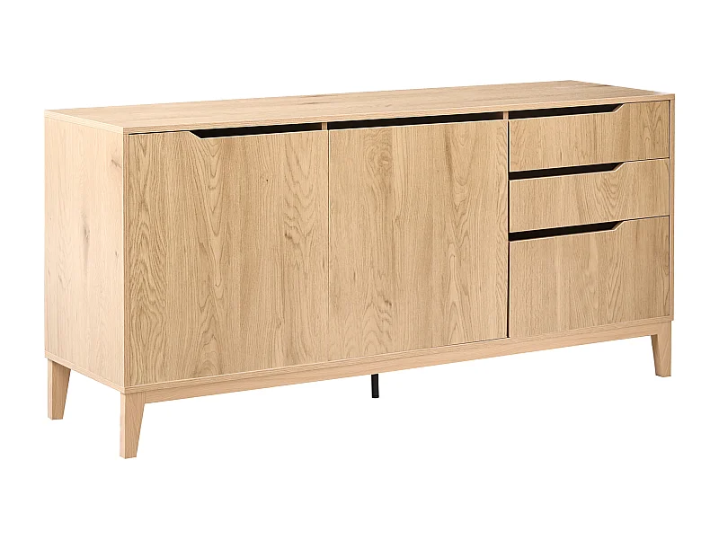 Commode 2 portes MONCTON Marron clair