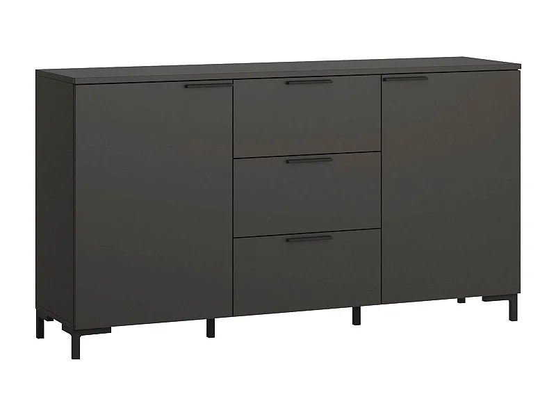 KOMMODE Alternative Kosmos anthrazit / weiß 151 / 40 / 84cm