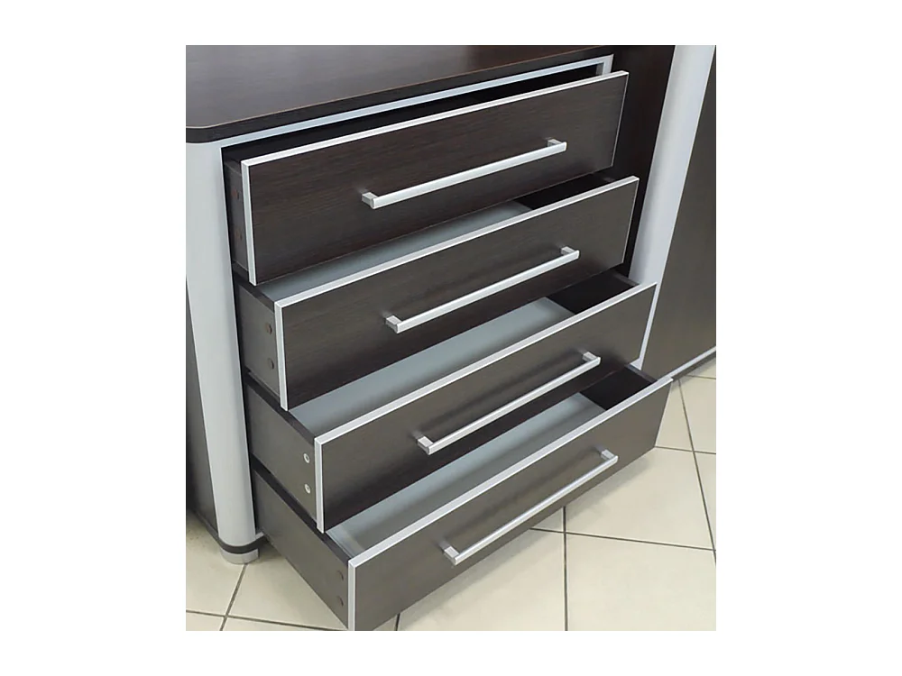 KOMMODE Naomi Eiche niagara / metallic 92 / 48 / 86cm