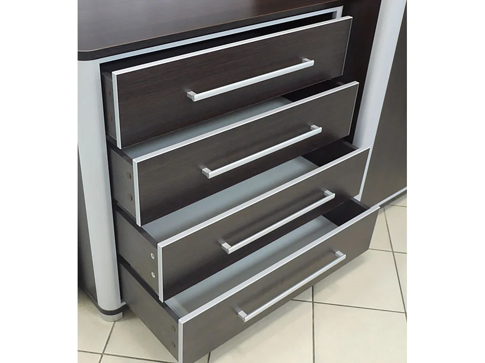 KOMMODE Naomi Eiche niagara / metallic 92 / 48 / 86cm