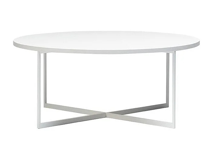 Mesa de centro 0,8x0,8x0,34 m branca Niko