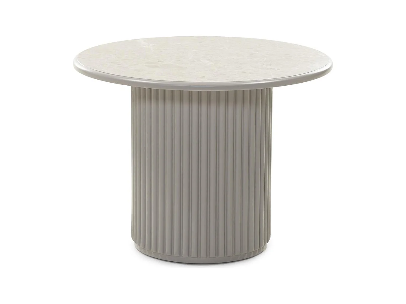 Table basse 60x60x45 cm grise Asti