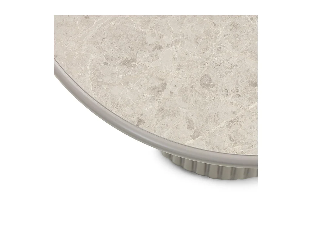 Table basse 60x60x45 cm grise Asti