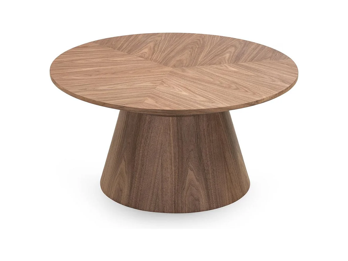 Couchtisch 90x90x45 cm Walnuss Mariel