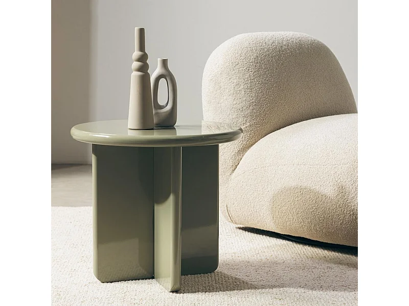 Mesa de centro 50x50x42 cm oliva Meli