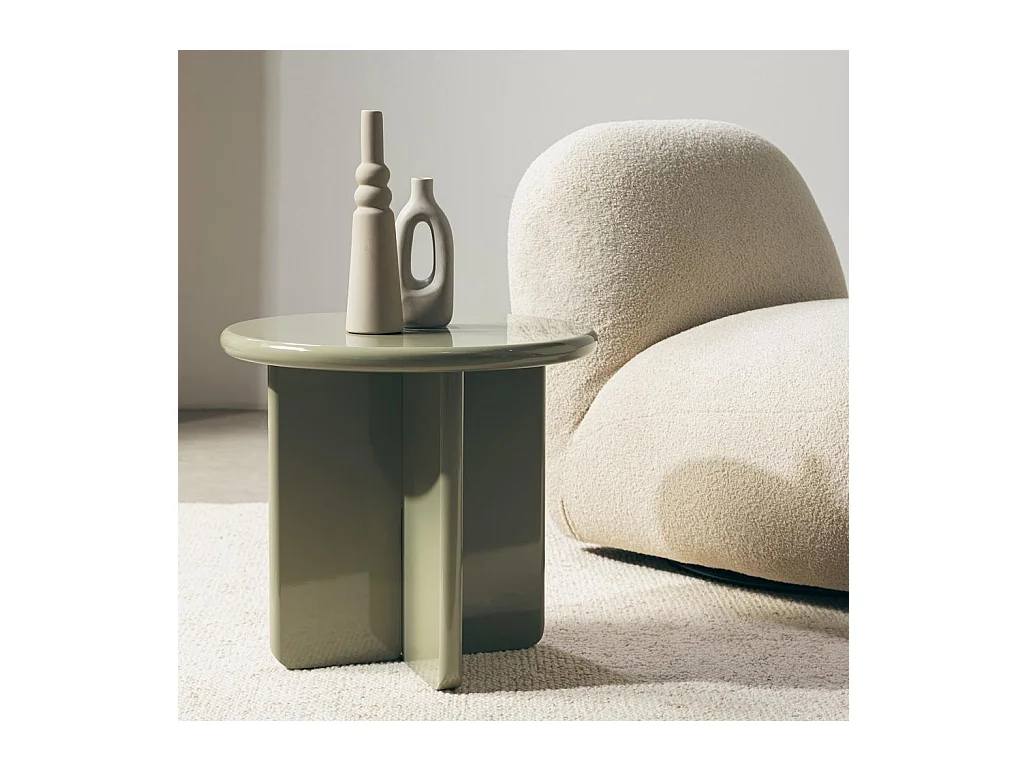 Mesa de centro 50x50x42 cm oliva Meli