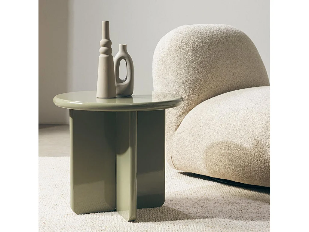 Mesa de centro 50x50x42 cm oliva Meli