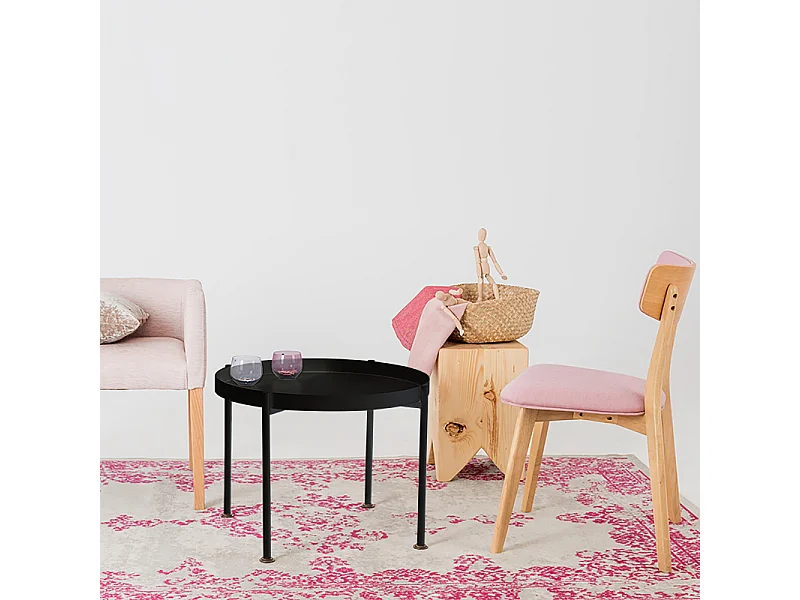 Salontafel 0,45 m zwart Hanna metaal 40-1F