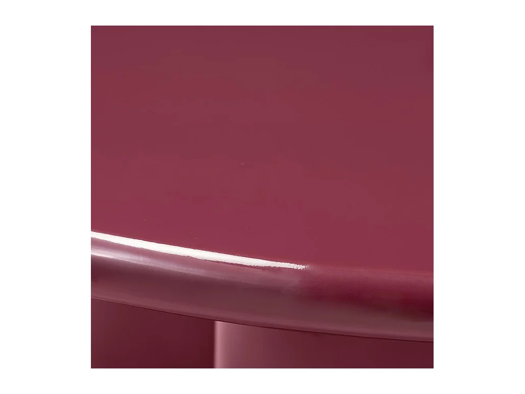 Table basse 80x80x40 cm Bourgogne burgun