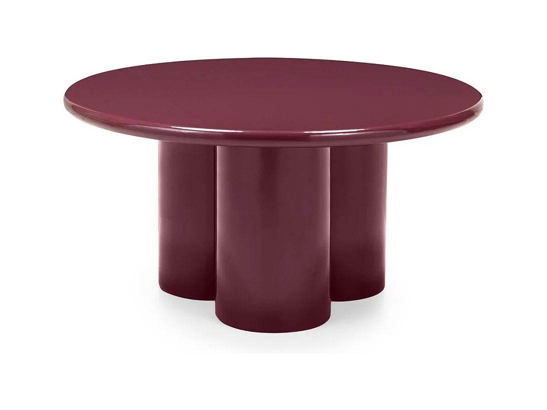 Mesa de centro 80x80x40 cm Borgonha burgun