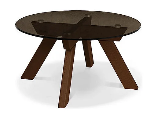 Table basse Allegro, noyer, 38 cm