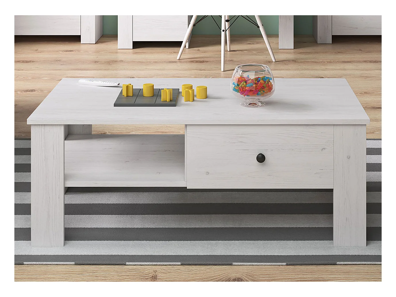 COUCHTISCH Rene Anderson Pinie 105 / 60 / 43cm