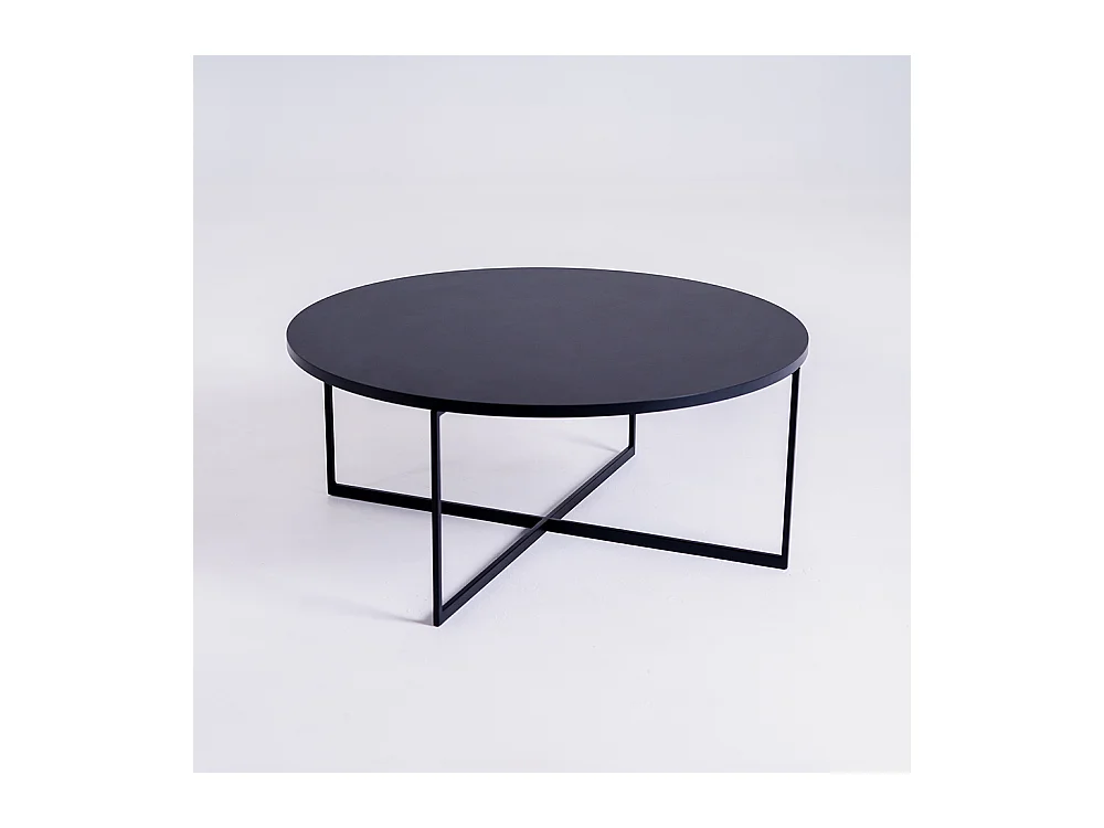 Tavolino da caffè 0,8x0,34 m nero Niko