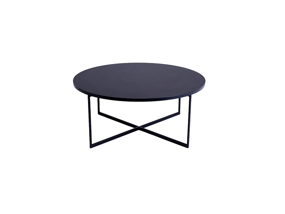 Tavolino da caffè 0,8x0,34 m nero Niko