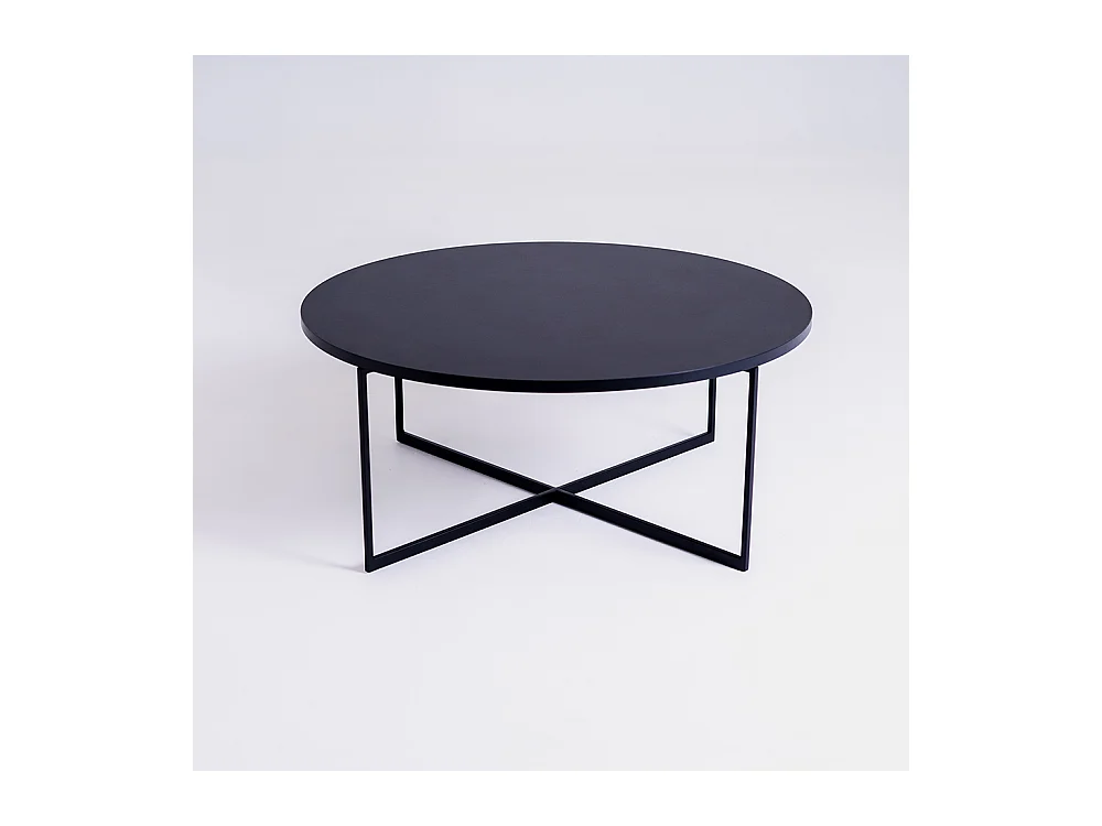 Tavolino da caffè 0,8x0,34 m nero Niko