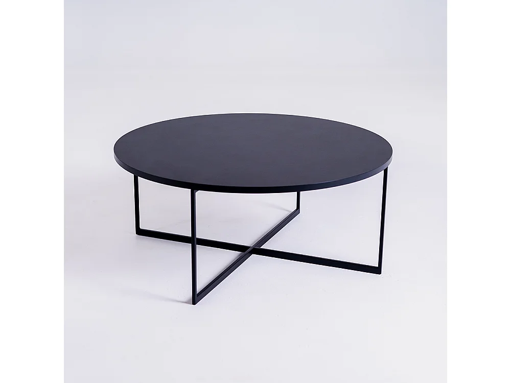 Couchtisch 0,8x0,34 m schwarz Niko