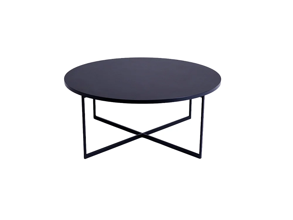 Couchtisch 0,8x0,34 m schwarz Niko