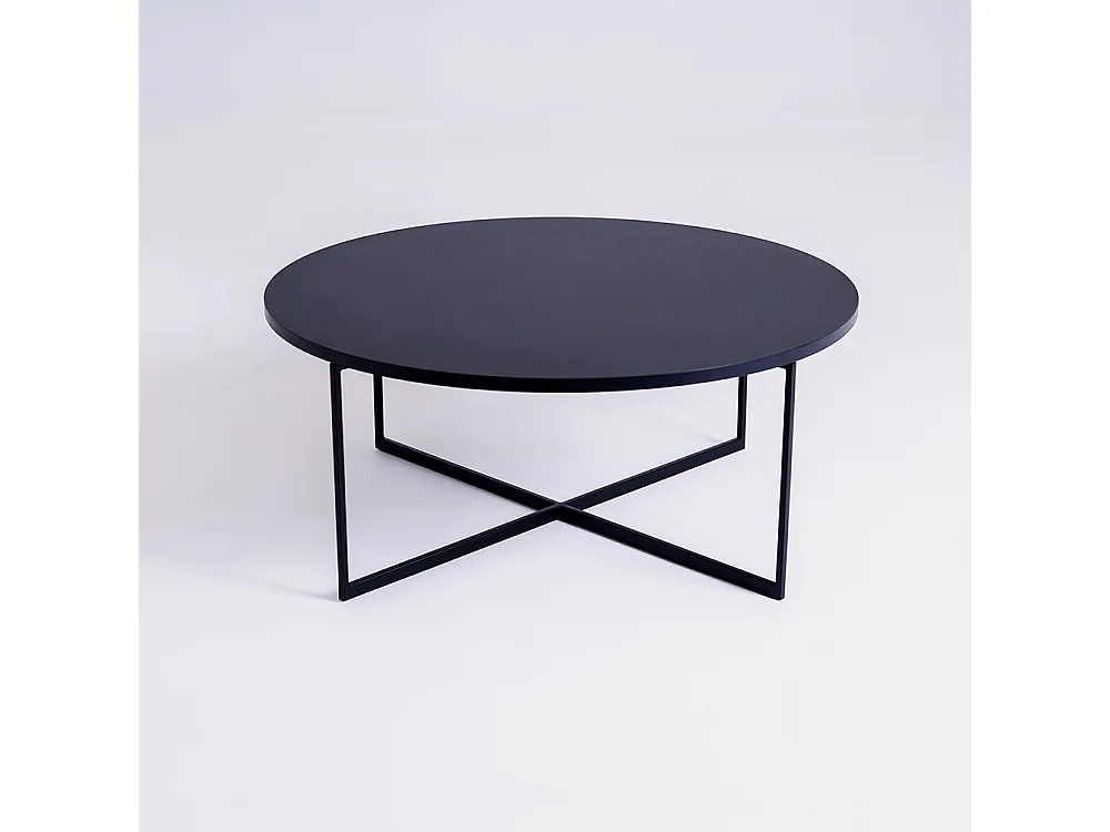 Couchtisch 0,8x0,34 m schwarz Niko