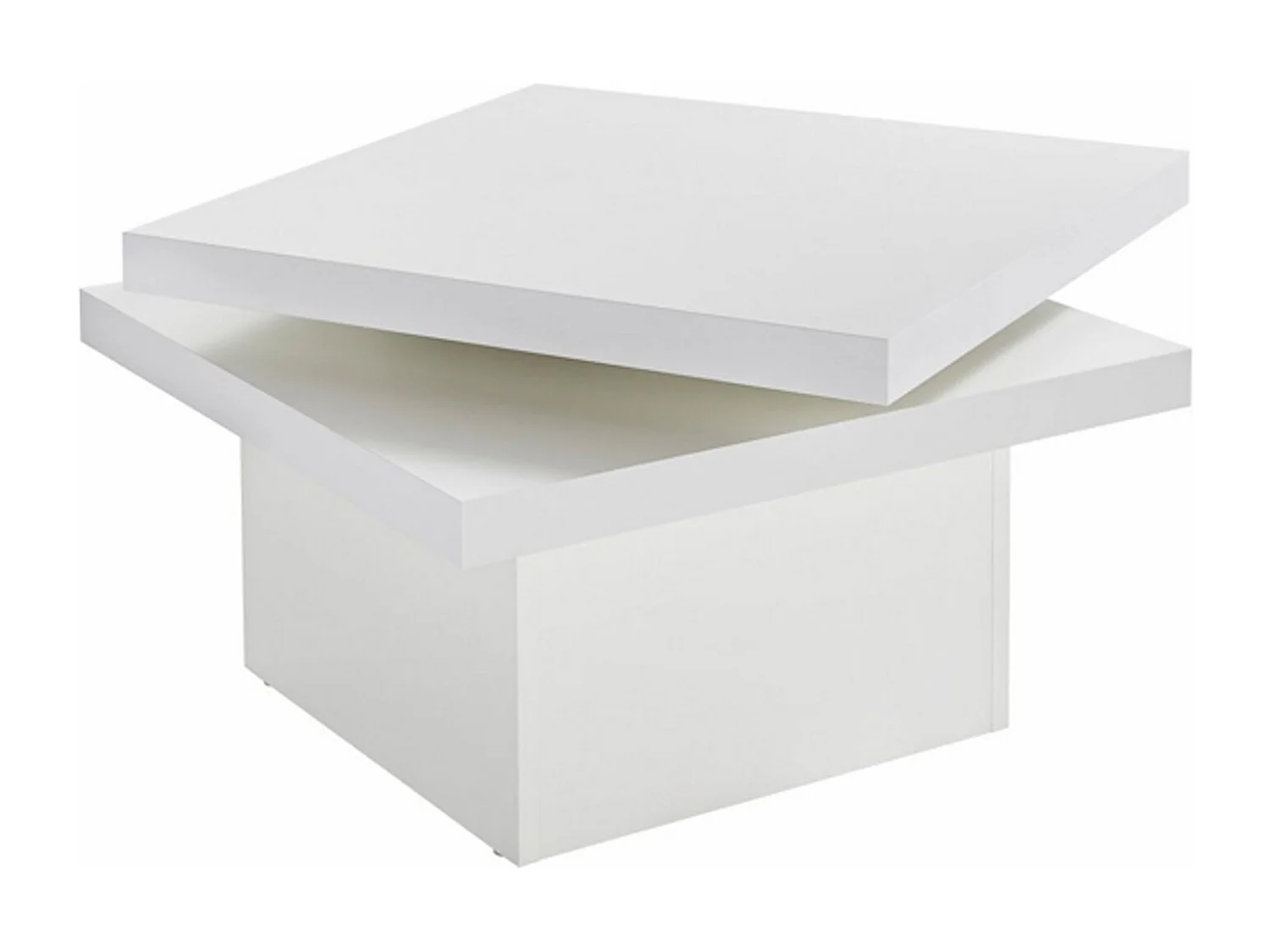 COUCHTISCH Prag weiß 67 / 67 / 42cm